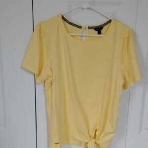 Nautica Yellow Women's Top NWOT